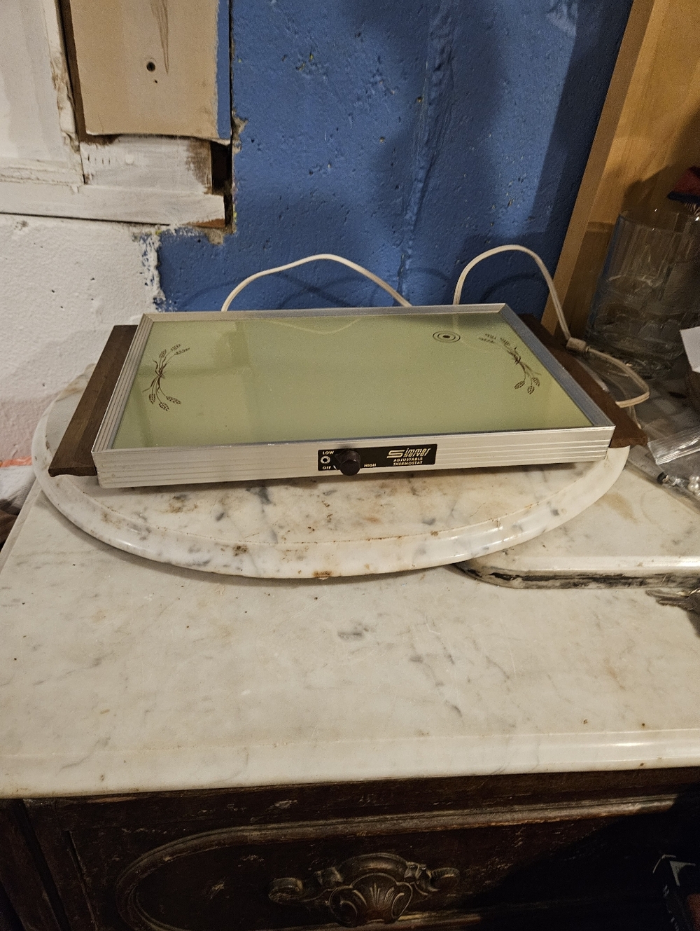 Cornwall Hot Electric Tray Warming Plate ~ Model S101 Tested&Works Vintage 70s